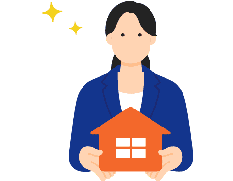 女性スタッフのイラスト