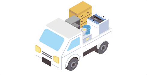 トラックのイラスト